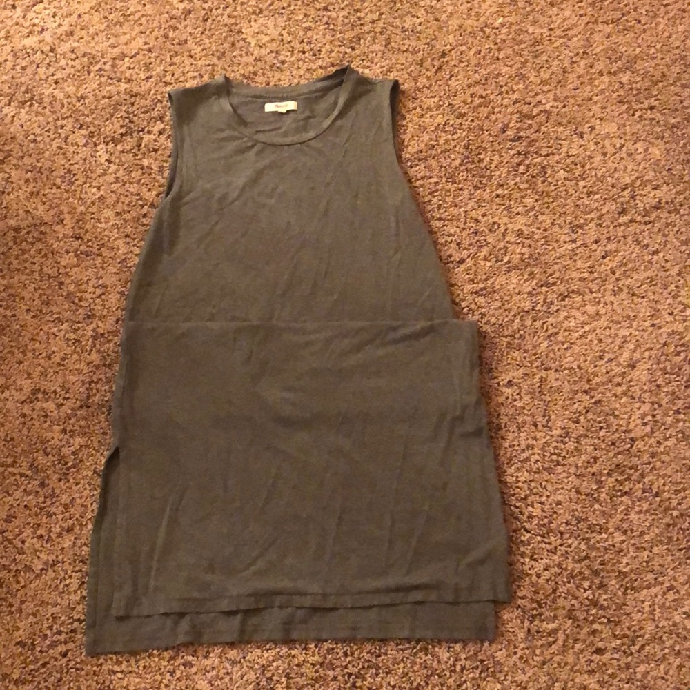 Madewell sleeveless t shirt dress s